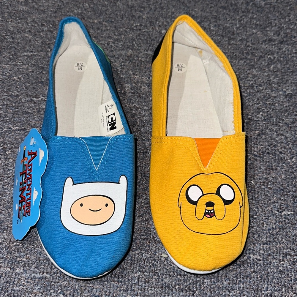 Adventure Time Slip-Ons (NWT)